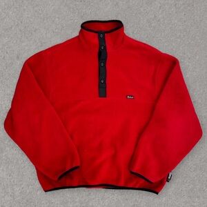 Vintage Woolrich Thick Fleece Snap Button Pullover Large Made in USA 90s Y2K tag